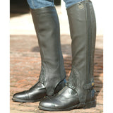 Ovation  Ladies' Stretch Ribbed Top Grain Half Chaps