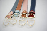 leather equestrian belt