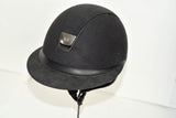 suede riding helmet