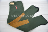 Tailored sportsman mid rise side zip loden green