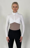70 Degrees Chevron Block Long Sleeve Show Shirt