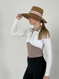 70 Degrees Chevron Block Long Sleeve Show Shirt