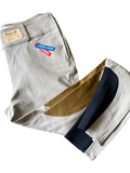 tailored sportsman mid rise side zip  sock bottom