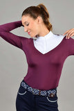 Harcour USA  Cognac Long Sleeve Competition Shirt