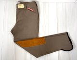 tailored sportsman mid rise side zip Hazelnut