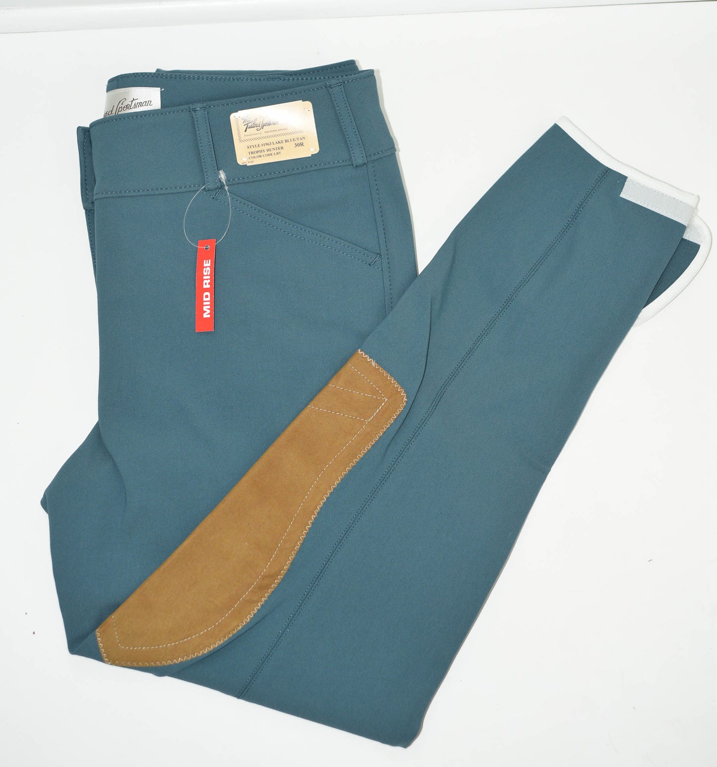 Lake Blue Tailored sportsman mid rise breeches