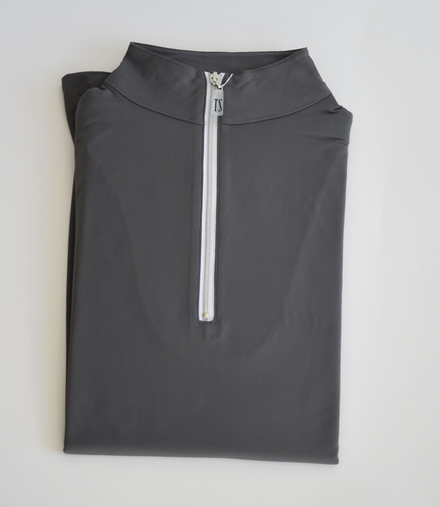 Tailored Sportsman Long Sleeve Icefil Shirt Titaium and Silver