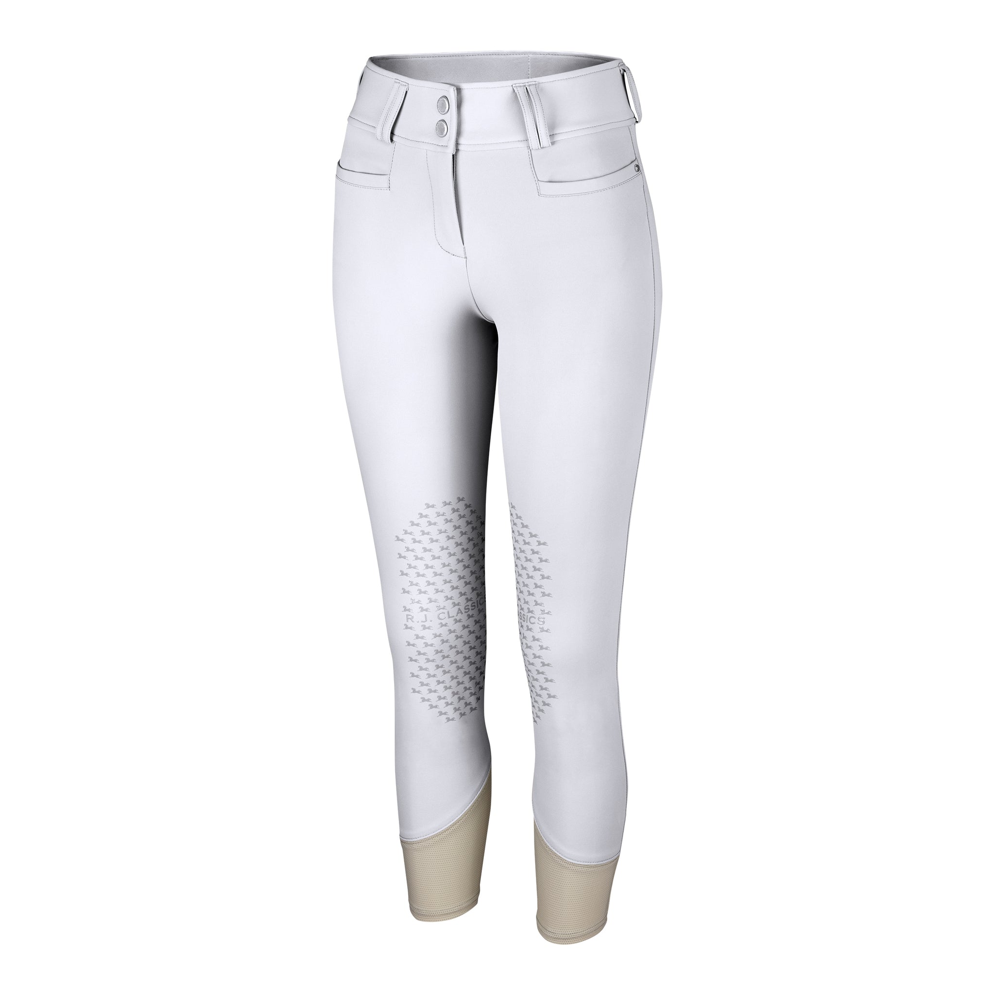 Culotte D'équitation Trainer's Choice Paul 05 – Femme, 38R, Stretch Coton, Genouillères